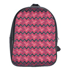 Background-pattern-structure School Bag (large)