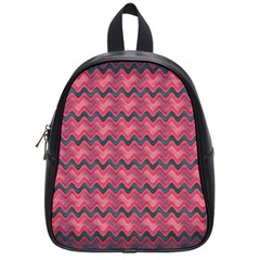 Background-pattern-structure School Bag (small)