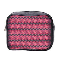 Background-pattern-structure Mini Toiletries Bag (two Sides)