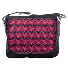 Background-pattern-structure Messenger Bag