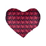 Background-pattern-structure Standard 16  Premium Flano Heart Shape Cushions Front