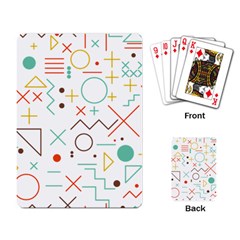 Mathematics Geometry Geometric Shape Euclidean Pattern Playing Cards Single Design (rectangle)