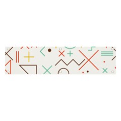 Mathematics Geometry Geometric Shape Euclidean Pattern Banner And Sign 4  X 1  by Sapixe