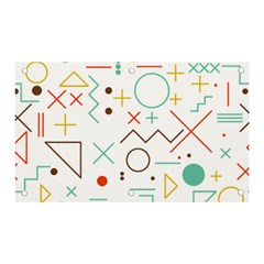 Mathematics Geometry Geometric Shape Euclidean Pattern Banner And Sign 5  X 3  by Sapixe