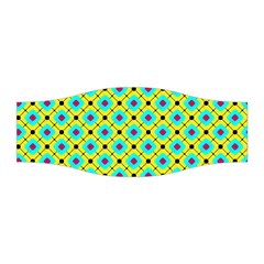 Abstract Pattern Tiles Square Design Modern Stretchable Headband by Amaryn4rt