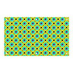 Abstract Pattern Tiles Square Design Modern Banner And Sign 5  X 3 