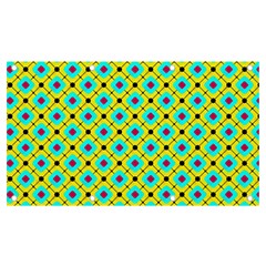 Abstract Pattern Tiles Square Design Modern Banner And Sign 7  X 4 