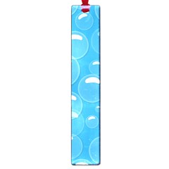 Pattern Blue Bubble Pattern Background Large Book Marks by Amaryn4rt