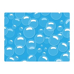 Pattern Blue Bubble Pattern Background Double Sided Flano Blanket (mini)  by Amaryn4rt