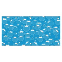 Pattern Blue Bubble Pattern Background Banner And Sign 6  X 3 