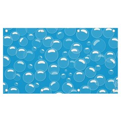 Pattern Blue Bubble Pattern Background Banner And Sign 7  X 4 