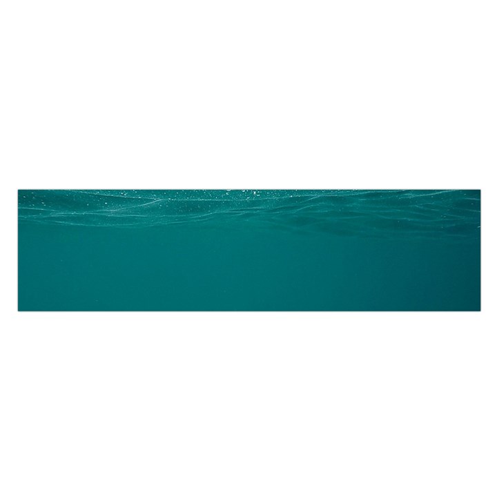 Ocean Oblong Satin Scarf (16  x 60 )