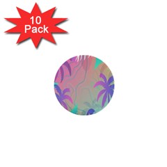 Palm-trees 1  Mini Buttons (10 pack) 