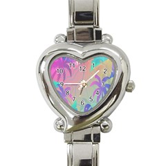 Palm-trees Heart Italian Charm Watch