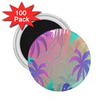 Palm-trees 2.25  Magnets (100 pack)  Front