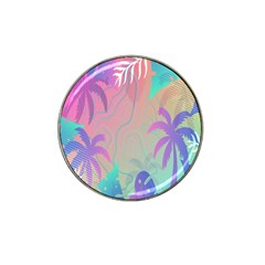 Palm-trees Hat Clip Ball Marker (4 pack)