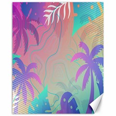 Palm-trees Canvas 16  X 20 