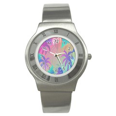 Palm-trees Stainless Steel Watch by nateshop