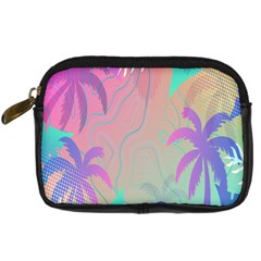 Palm-trees Digital Camera Leather Case by nateshop