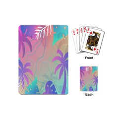 Palm-trees Playing Cards Single Design (Mini)