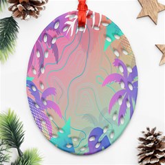 Palm-trees Ornament (Oval Filigree)