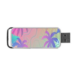 Palm-trees Portable USB Flash (One Side)