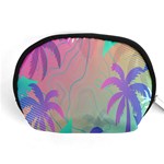 Palm-trees Accessory Pouch (Medium) Front