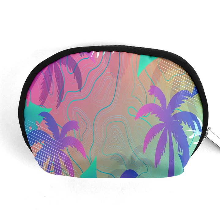 Palm-trees Accessory Pouch (Medium)