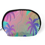 Palm-trees Accessory Pouch (Medium) Back