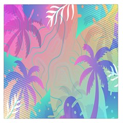 Palm-trees Square Satin Scarf (36  x 36 )