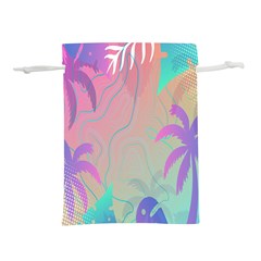 Palm-trees Lightweight Drawstring Pouch (S)