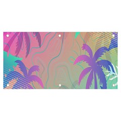 Palm-trees Banner And Sign 6  X 3 