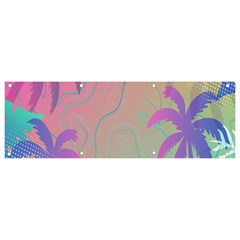 Palm-trees Banner And Sign 9  X 3 