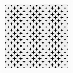 Pattern-whit Star Black Medium Glasses Cloth (2 Sides)