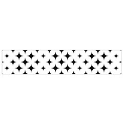 Pattern-whit Star Black Small Flano Scarf by nateshop