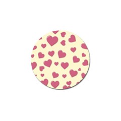 Valentine Flat Love Hearts Design Romantic Golf Ball Marker (4 Pack) by Amaryn4rt