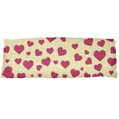 Valentine Flat Love Hearts Design Romantic Body Pillow Case Dakimakura (two Sides) by Amaryn4rt