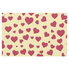 Valentine Flat Love Hearts Design Romantic Banner And Sign 6  X 4  by Amaryn4rt