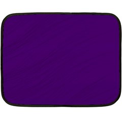 Purple Double Sided Fleece Blanket (mini)  by nateshop