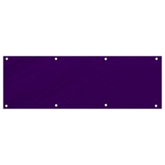 Purple Banner And Sign 9  X 3 