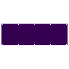 Purple Banner And Sign 12  X 4 