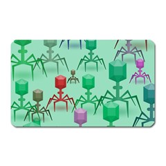 Bacteriophage Virus Army Magnet (rectangular) by Amaryn4rt