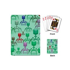 Bacteriophage Virus Army Playing Cards Single Design (mini) by Amaryn4rt