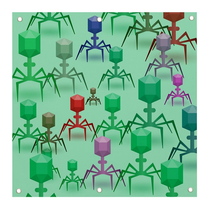 Bacteriophage Virus Army Banner and Sign 3  x 3 