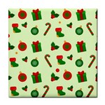 Illustration Festive Background Holiday Background Tile Coaster Front