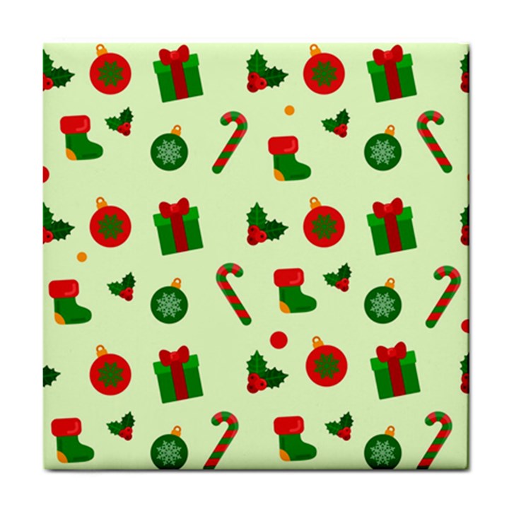 Illustration Festive Background Holiday Background Tile Coaster