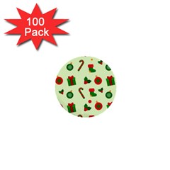 Illustration Festive Background Holiday Background 1  Mini Buttons (100 Pack)  by Amaryn4rt