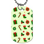 Illustration Festive Background Holiday Background Dog Tag (One Side) Front