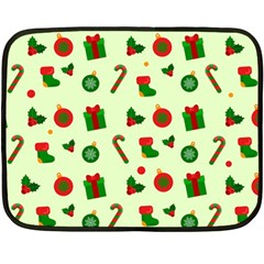 Illustration Festive Background Holiday Background Double Sided Fleece Blanket (mini)  by Amaryn4rt