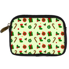 Illustration Festive Background Holiday Background Digital Camera Leather Case by Amaryn4rt